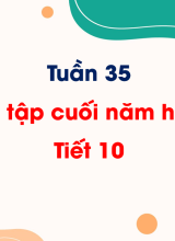Tuần 35Ôn tập cuối năm học. Tiết 10